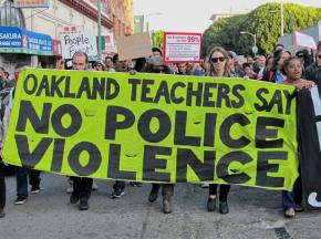 Teachers march in solidarity with Occupy Oakland