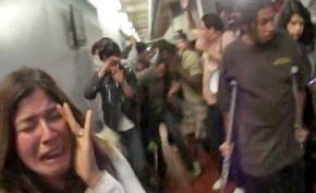 Protesters at Santa Monica College are attacked with pepper spray outside a Board of Trustees meeting