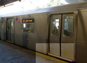 A photo at the Mind the Gap website highlights the problem with wheelchair accessibility at New York City subway stations